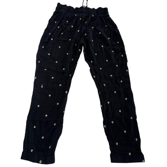 Amuse Society Pants Womens Small Embroidered Drawstring Boho India Festival - Picture 2 of 9